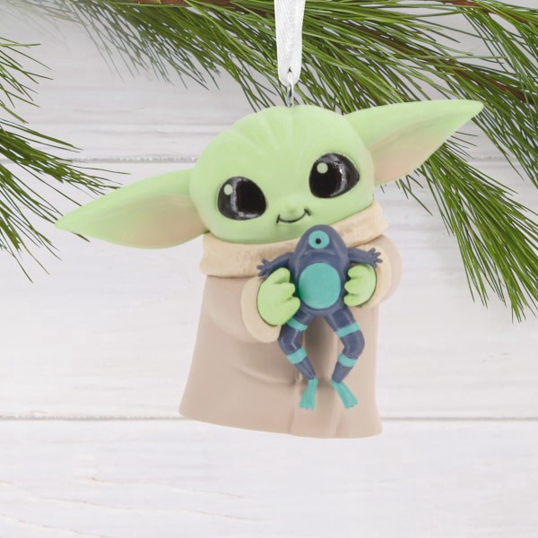 slide 6 of 6, Hallmark Christmas Ornament (Star Wars: The Mandalorian Grogu With Frog), 1 ct