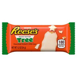 Reese's White Creme Peanut Butter Trees, Christmas Candy Pack, 1.2 oz