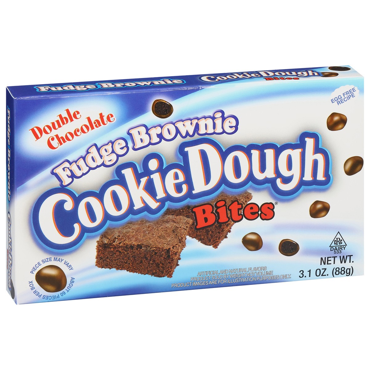 slide 8 of 13, Cookie Dough Bites Fudge Brownie, 3.1 oz