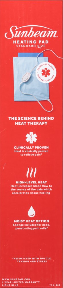 slide 3 of 4, Sunbeam® Heating Pad, 12 x 15 in