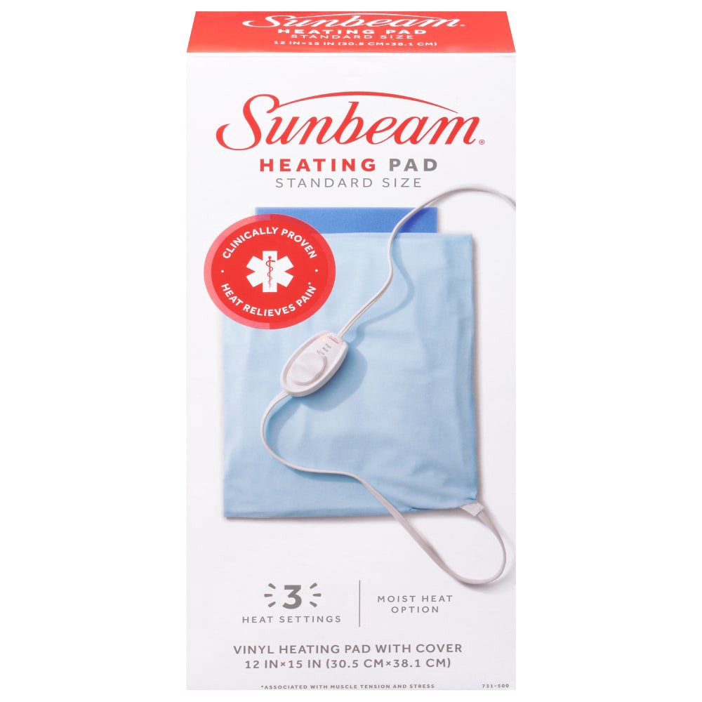 slide 1 of 4, Sunbeam® Heating Pad, 12 x 15 in