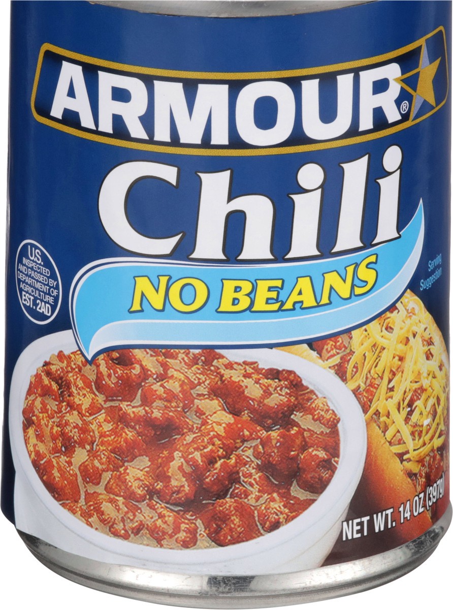 slide 4 of 4, Armour No Beans Chili 14 oz, 14 oz