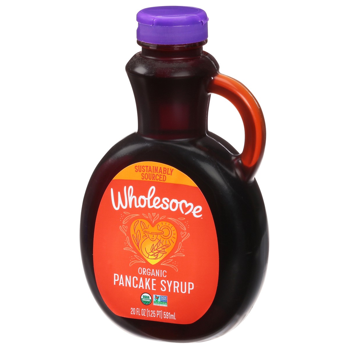 slide 2 of 9, Wholesome Organic Pancake Syrup 20 fl oz, 20 fl oz