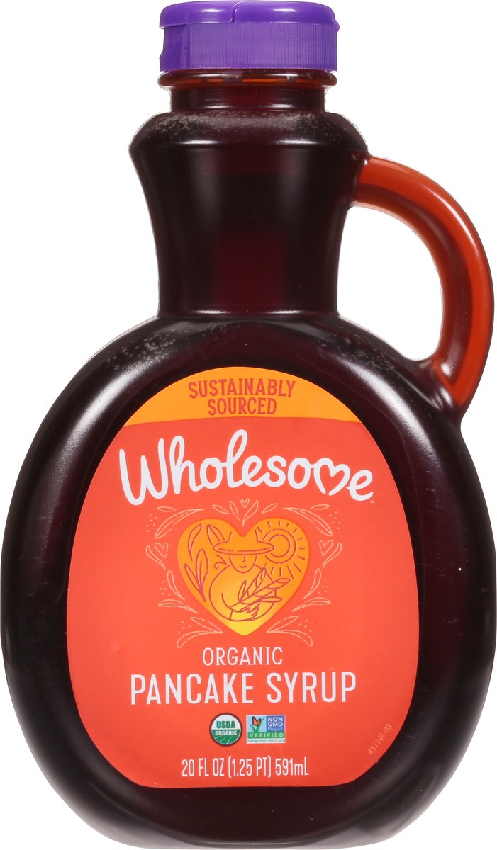 slide 3 of 9, Wholesome Organic Pancake Syrup 20 fl oz, 20 fl oz