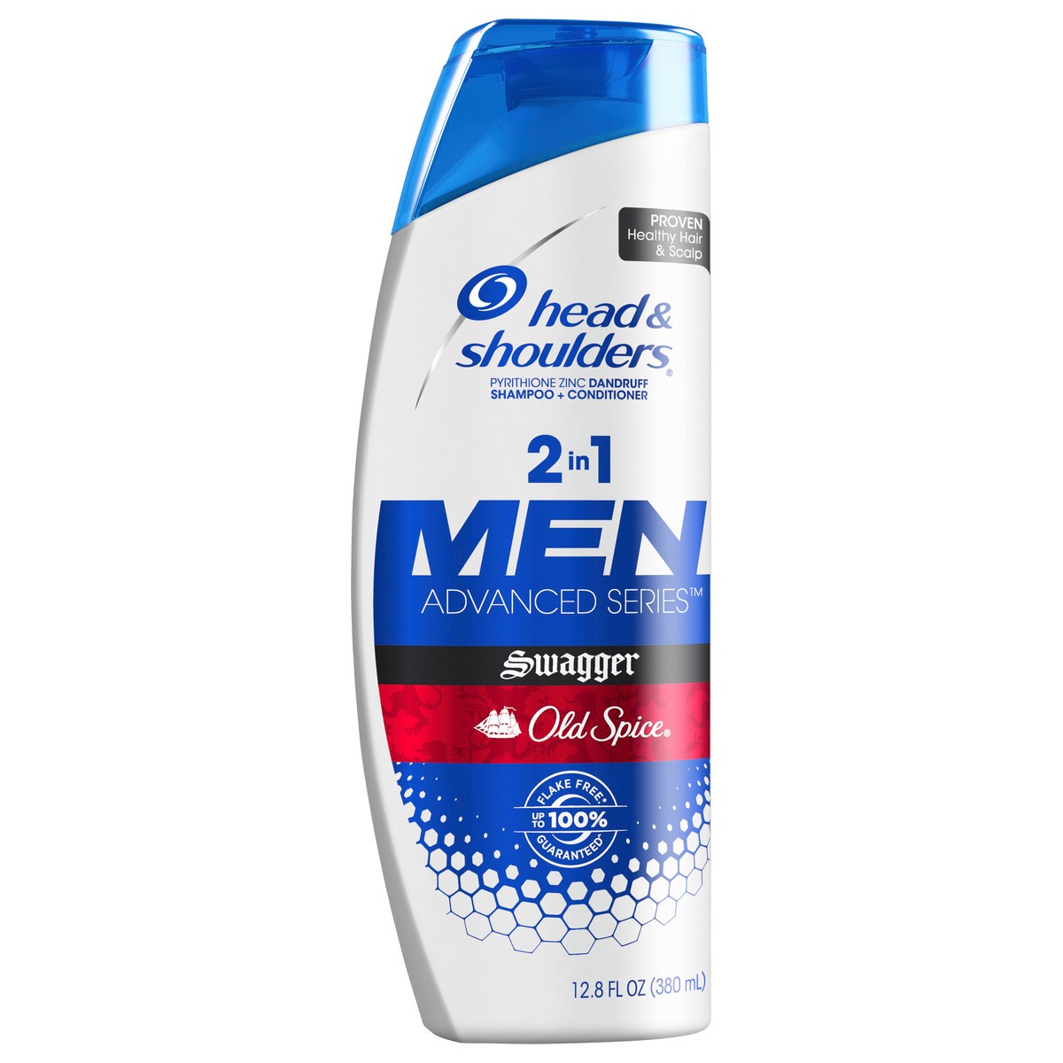 slide 1 of 3, Head & Shoulders Head and Shoulders Old Spice Swagger Anti-Dandruff 2-in-1 Shampoo + Conditioner, 12.8fl oz, 12.8 fl oz