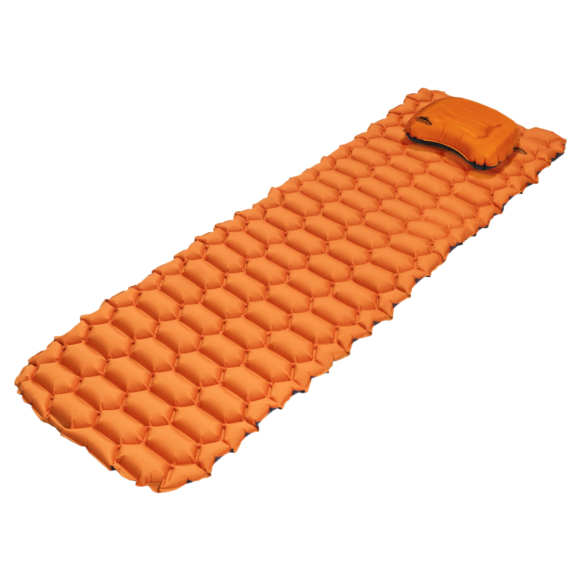 slide 1 of 4, Cascade Mountain Tech Inflatable Sleeping Pad with Pillow, 1 ct