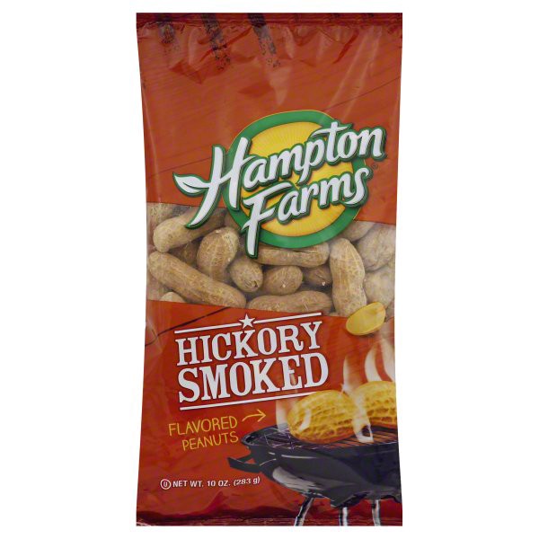 slide 1 of 6, Hampton Farms Flavored Peanuts 10 oz, 10 oz