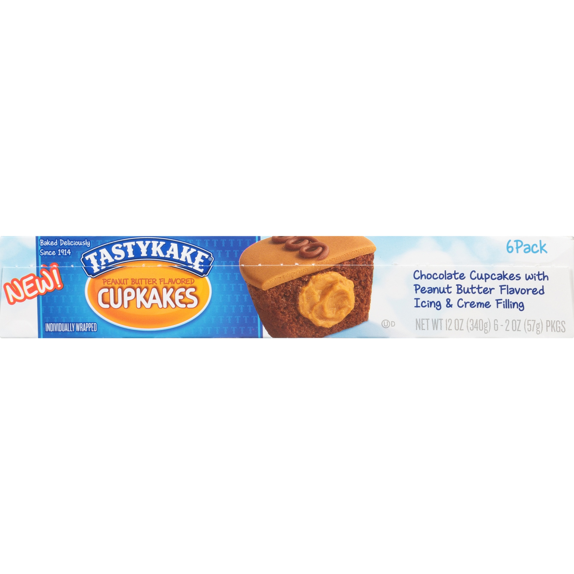 slide 4 of 8, Tastykake Peanut Butter Cupcakes, 12 oz