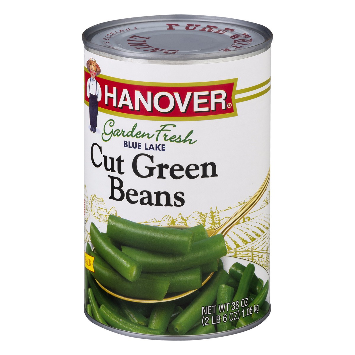 slide 10 of 12, Hanover Garden Fresh Blue Lake Cut Green Beans 38 oz, 38 oz