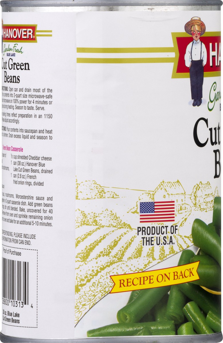 slide 11 of 12, Hanover Garden Fresh Blue Lake Cut Green Beans 38 oz, 38 oz