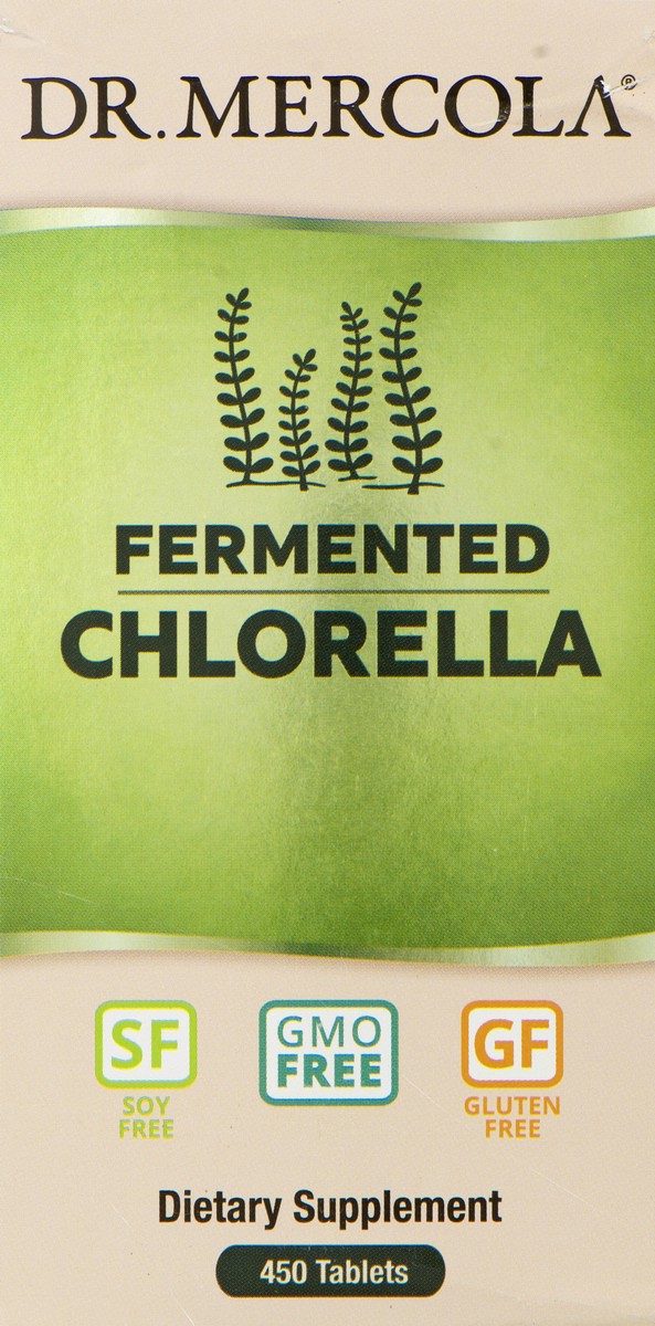 slide 3 of 12, Dr. Mercola Mercola Fermented Chlorella Tablets, 450 ct