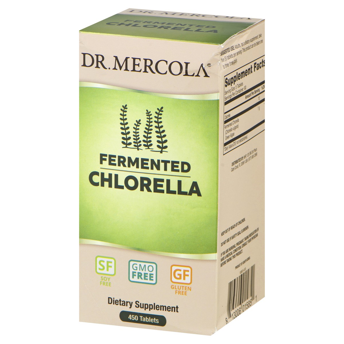 slide 12 of 12, Dr. Mercola Mercola Fermented Chlorella Tablets, 450 ct