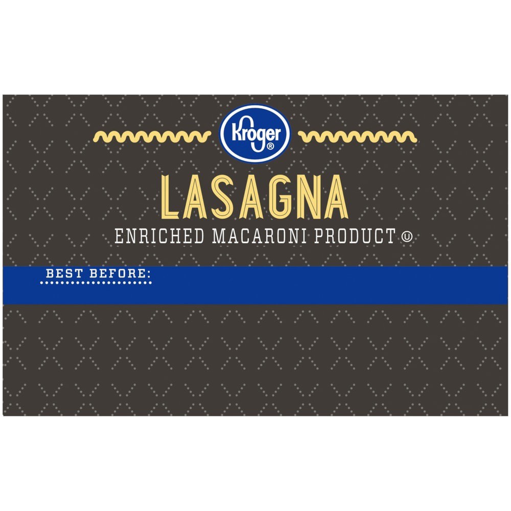 slide 2 of 3, Kroger Lasagna Pasta, 16 oz