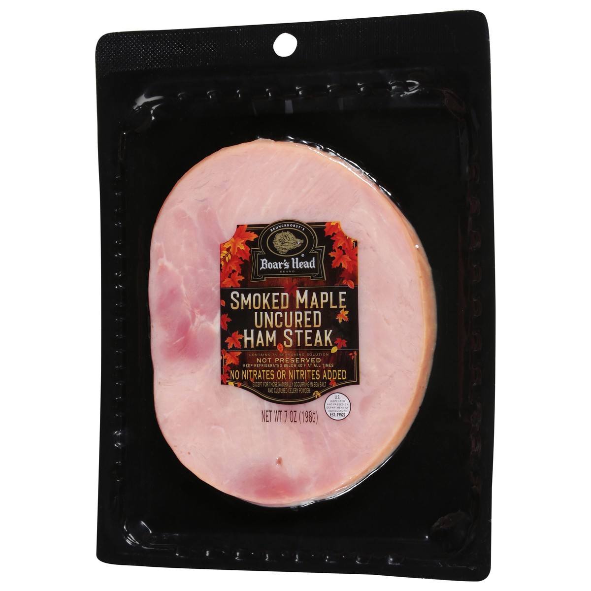 slide 7 of 9, Boar's Head Smoked Maple Uncured Ham Steak, 7 oz