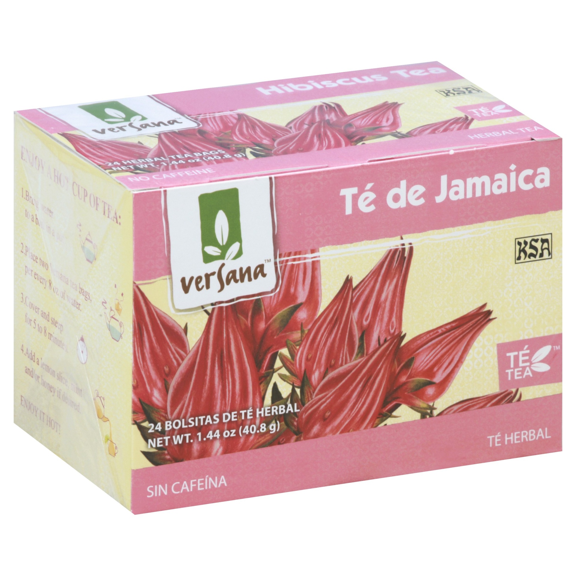 slide 1 of 5, Versana Herbal Tea 24 ea, 24 ct