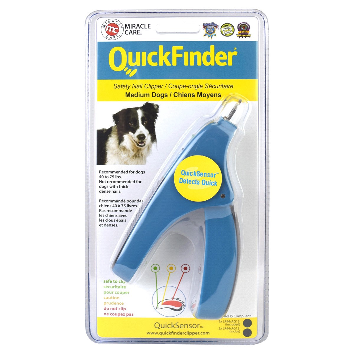 slide 1 of 21, Miracle Coat QuickFinder for Dogs, Medium, 1 ct