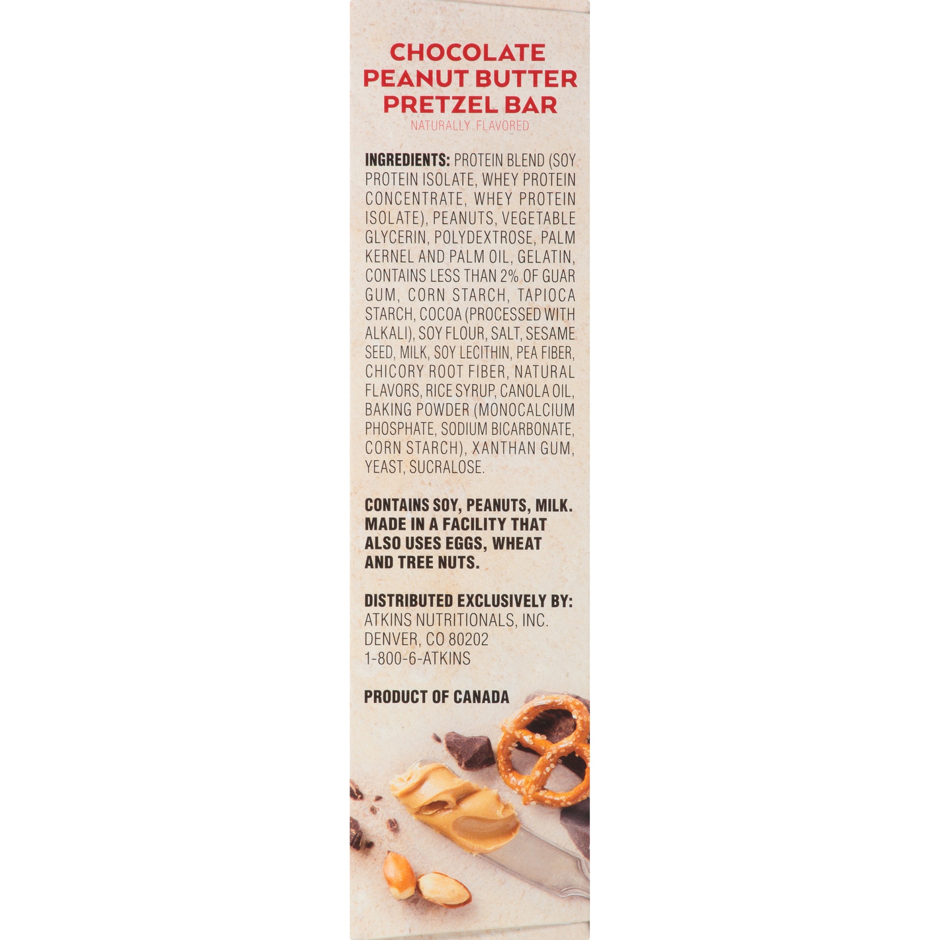 slide 5 of 8, Atkins Chocolate Peanut Butter Pretzel Meal Bar , 5 ct; 1.69 oz