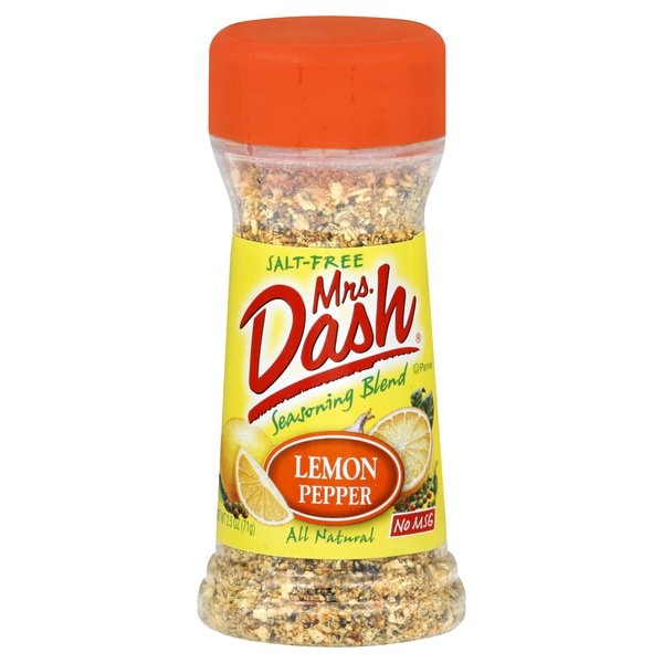 slide 1 of 1, Mrs. Dash Seasoning Blend, Lemon Pepper, 2.5 oz