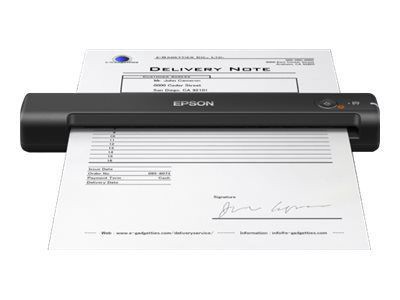 slide 3 of 3, Epson Workforce Es-50 Portable Color Document Scanner, B11B252201, 1 5/16 in x 10 11/16 in x 1 13/16 in