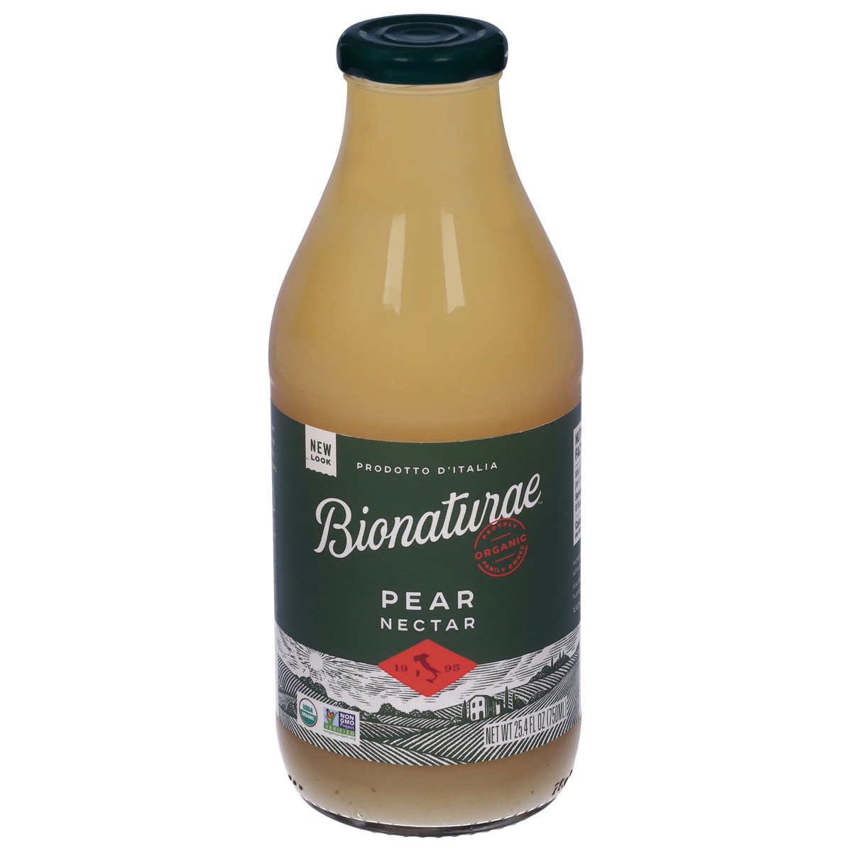 slide 1 of 9, bionaturae Organic Pear Nectar, 25.4 fl oz