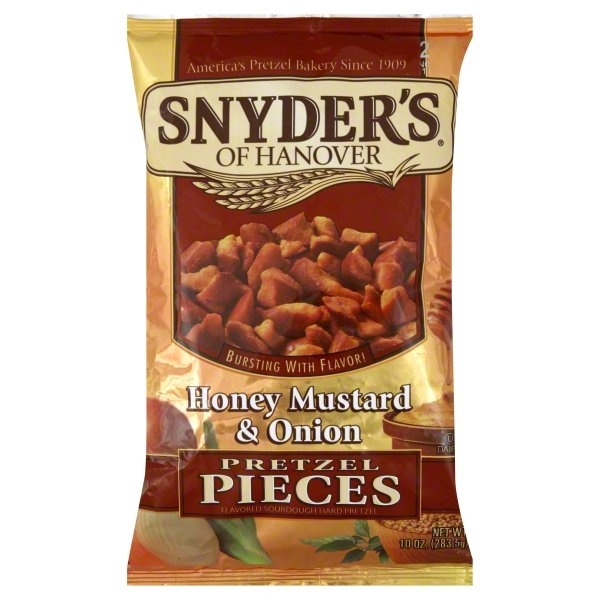 slide 1 of 1, Snyder's of Hanover Hm & Onion Pretzels, 1 ct