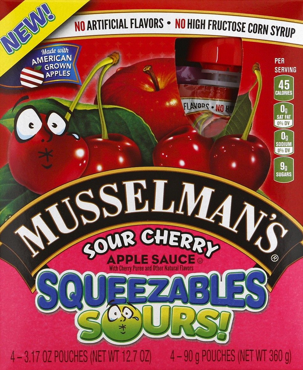 slide 1 of 5, Musselman's Apple Sauce 4 ea, 4 ct