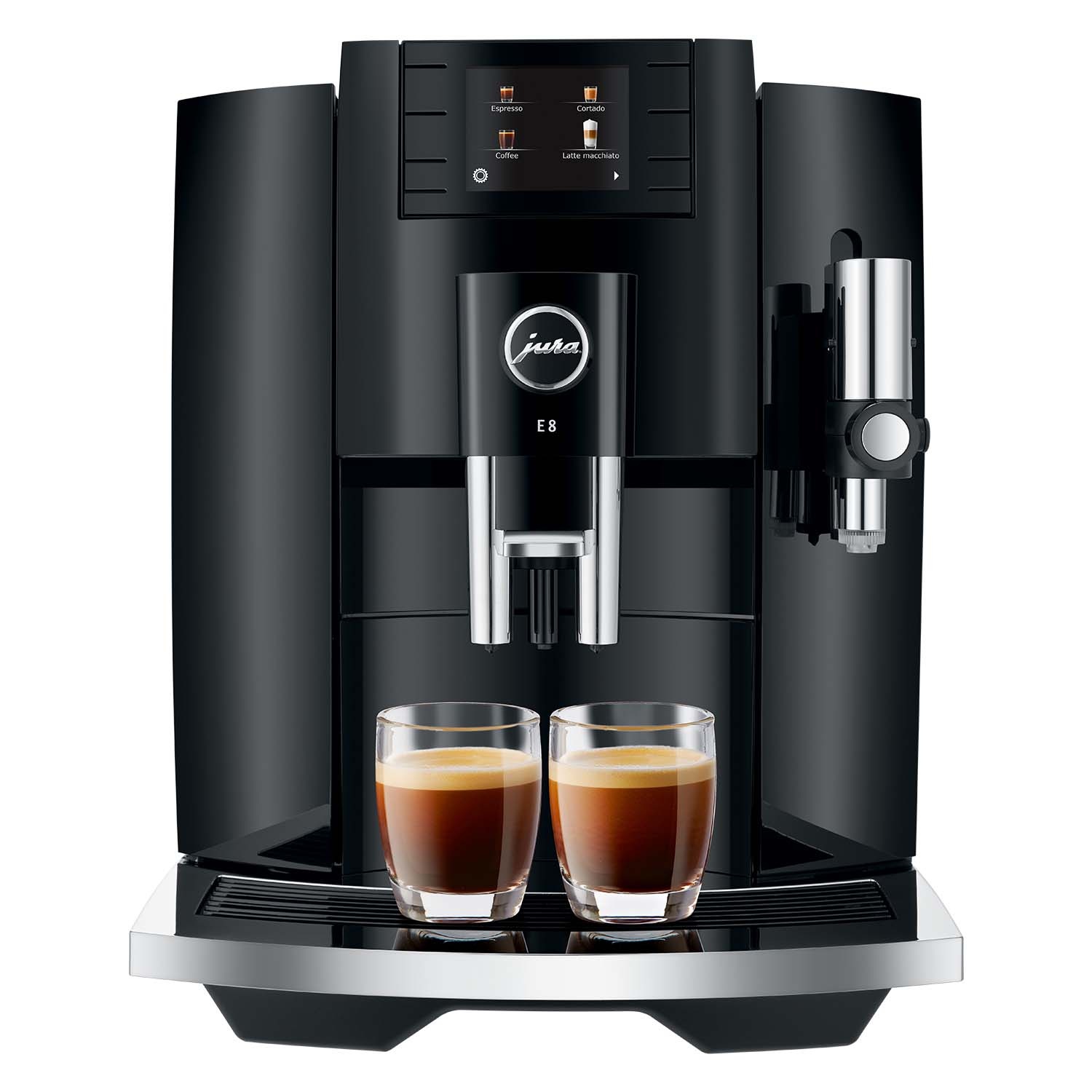 slide 1 of 1, JURA E8 Automatic Coffee Machine, Piano Black, 1 ct