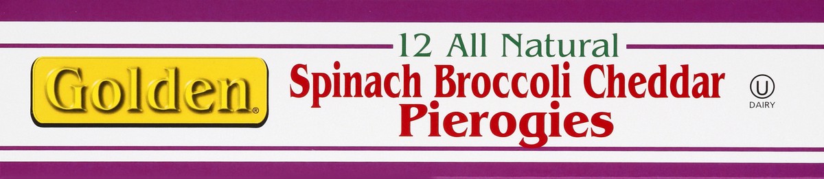 slide 5 of 6, Golden Spinach Broccoli Cheddar Pierogies, 16 oz