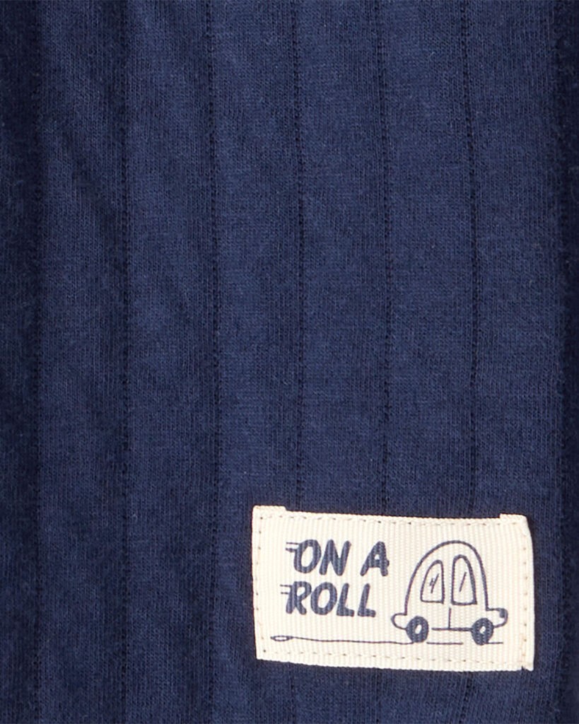 slide 2 of 2, Carter's Baby Boy 2-Piece Hooded Tee & Pant Set - Navy Navy 24M, 2 pc