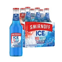 Smirnoff Red, White & Berry Premium Malt Beverage 6 - 11.2 fl oz Bottles