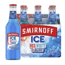 Smirnoff Red, White & Berry Premium Malt Beverage 6 - 11.2 fl oz Bottles