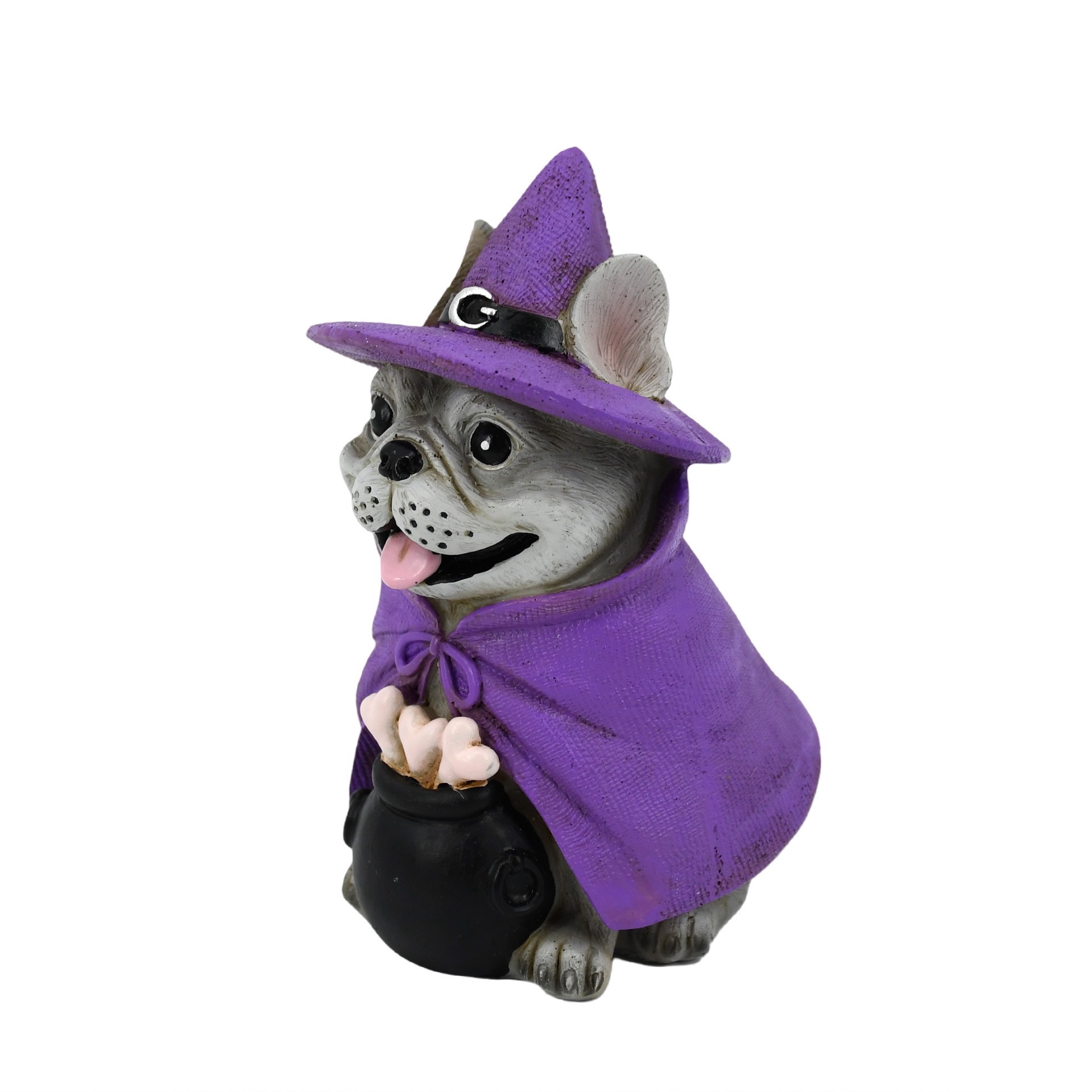 slide 4 of 4, 5" Dog In Witch Costume Tabletop Decor By Ashland, 2.83 in x 3.23 in x 5 in