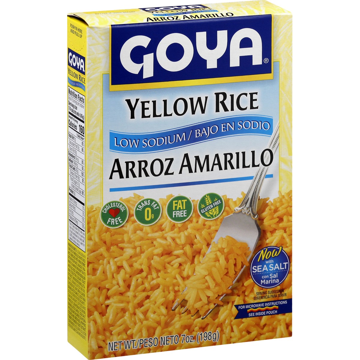 slide 2 of 9, Goya Yellow Rice Low Sodium - 7 Oz, 7 oz