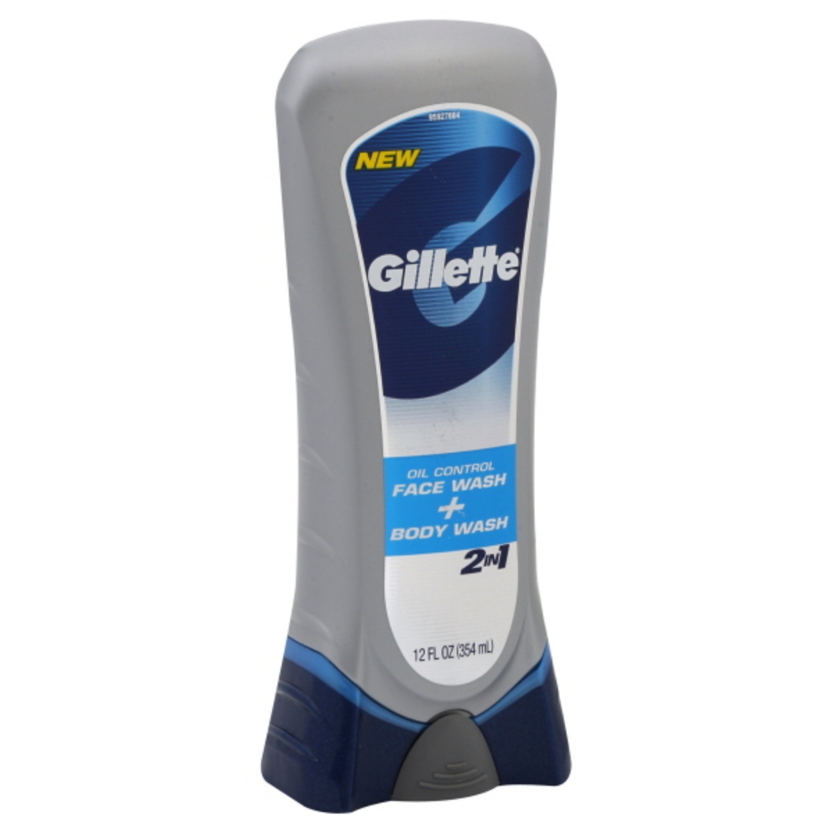 slide 1 of 1, Gillette Face Wash + Body Wash 12 oz, 12 oz