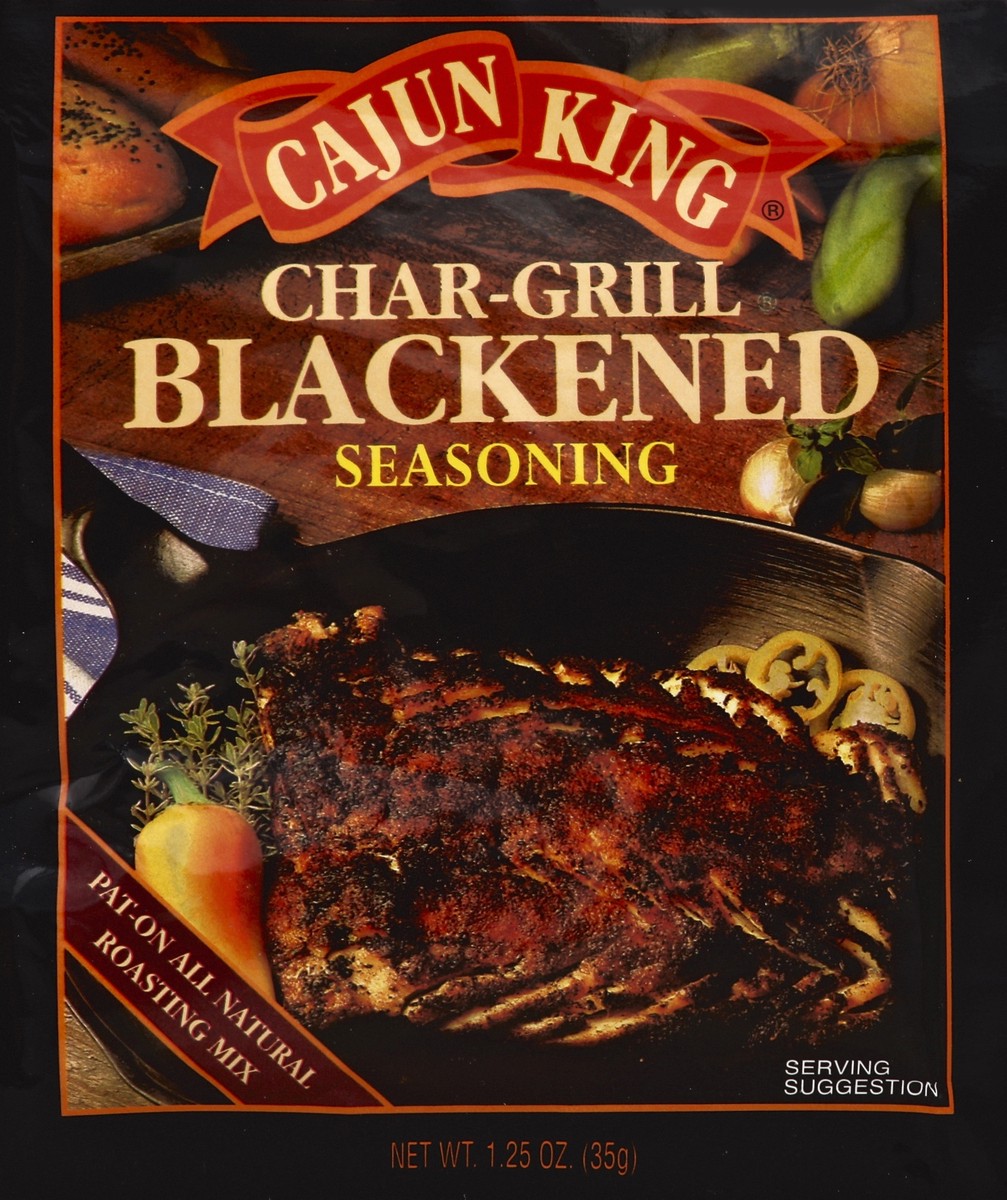 slide 2 of 2, Cajun King Char Grill Blackened Seasoning Mix, 1.25 oz