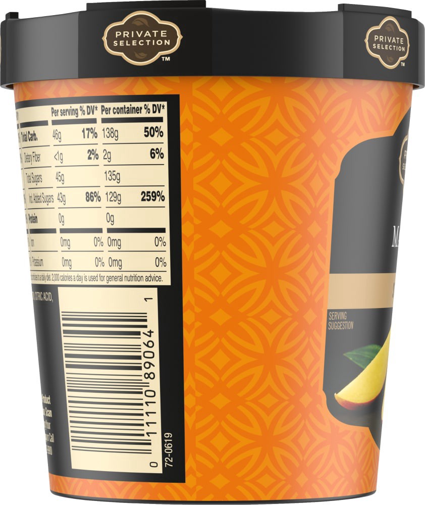 slide 5 of 5, Private Selection Island Mango Sorbetto, 16 fl oz