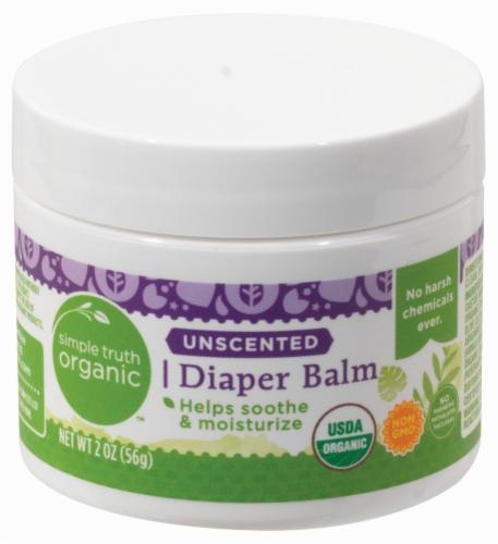 slide 1 of 1, Simple Truth Organic Diaper Balm - Unscented, 2 oz