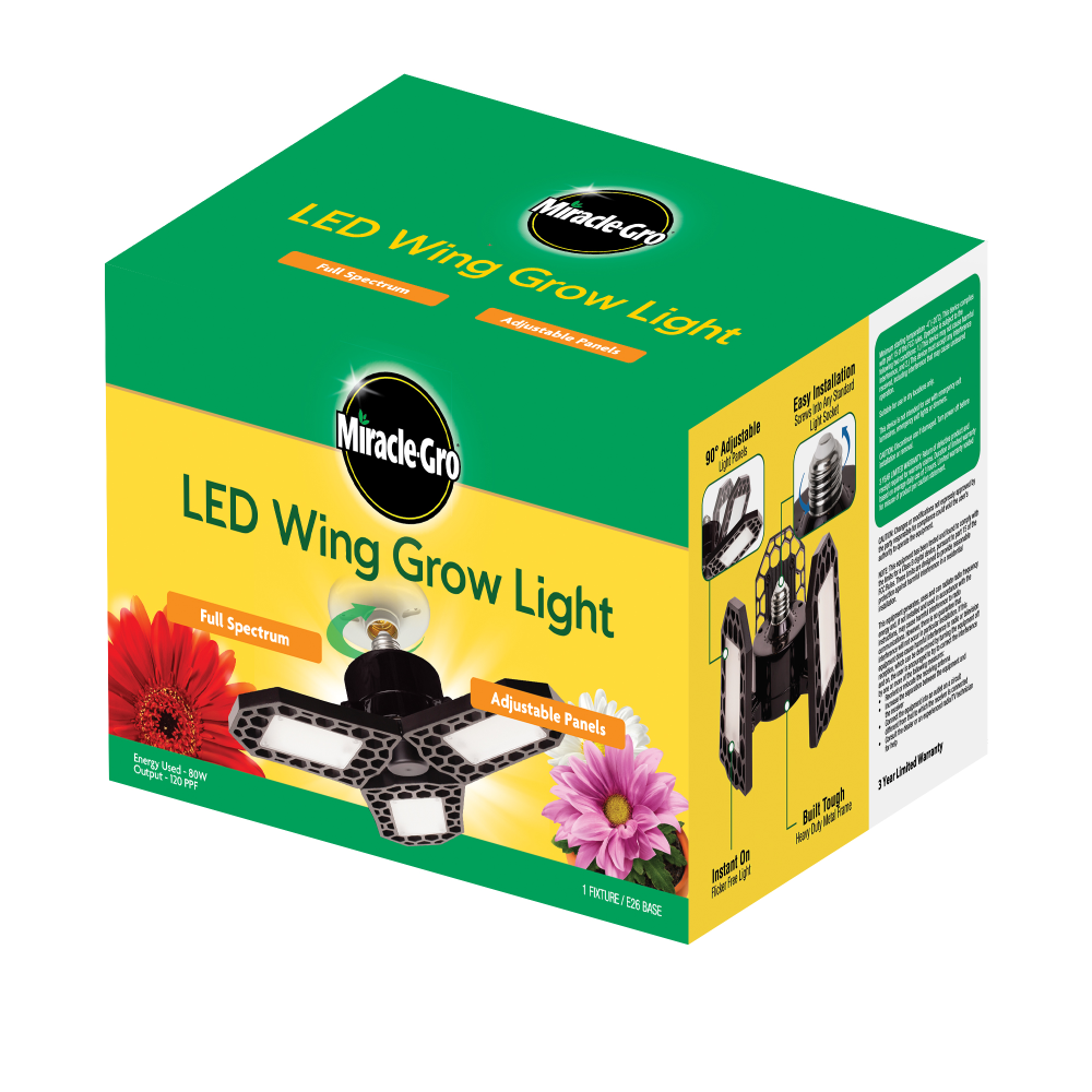 slide 1 of 2, Miracle-Gro Grow Garage Light 80W Full Spectrum, 1 ct