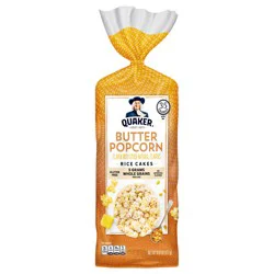 Quaker Rice Cakes, Butter Popcorn - 4.47 oz