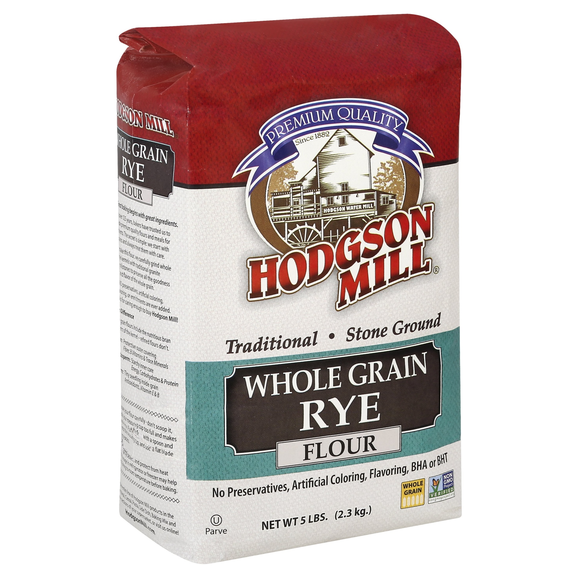 slide 1 of 1, Hodgson Mill Rye Flour, 5 lb