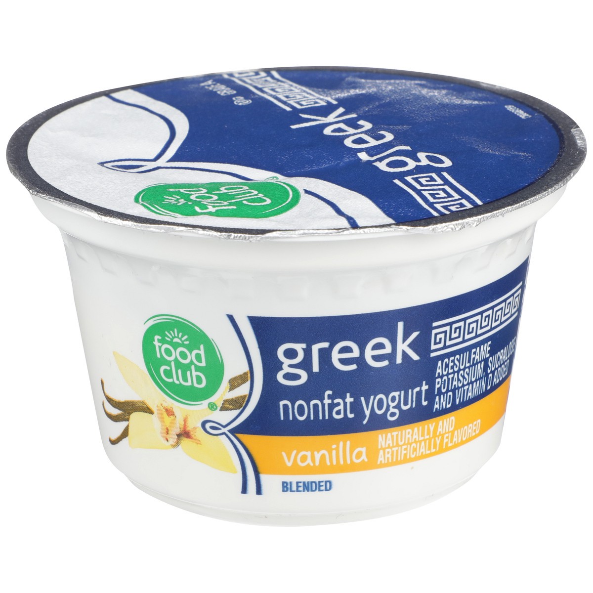 slide 2 of 9, Food Club Vanilla Greek Nonfat Yogurt, 5.3 oz