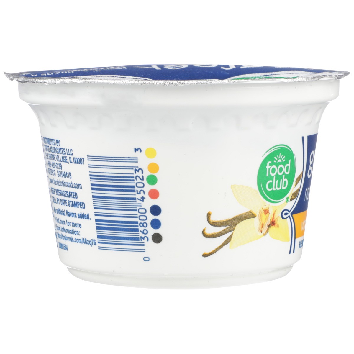 slide 6 of 9, Food Club Vanilla Greek Nonfat Yogurt, 5.3 oz