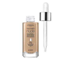L'Oréal L'Oreal Paris True Match Nude Hyaluronic Tinted Serum Hydrates All-In-1, Medium 4-5