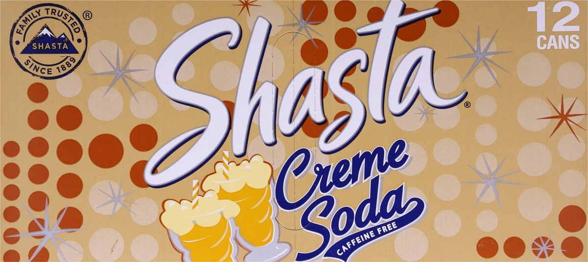 slide 9 of 9, Shasta Cream Soda 12 Pack, 12 ct; 12 fl oz