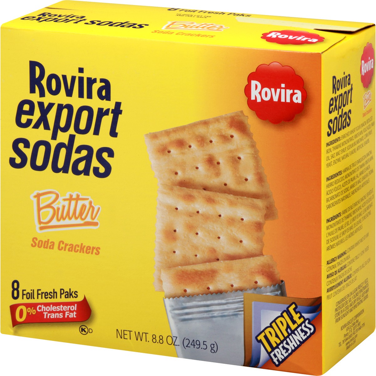 slide 2 of 13, Rovira Export Sodas Butter Crackers, 8.8 oz