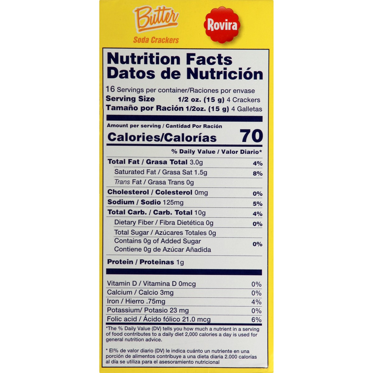 slide 5 of 13, Rovira Export Sodas Butter Crackers, 8.8 oz