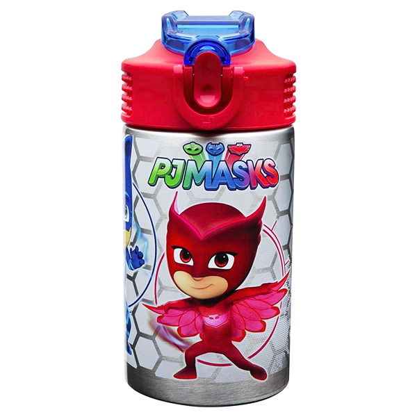 slide 1 of 1, PJ Masks Stainless Steel Water Bottle, 15.5 oz