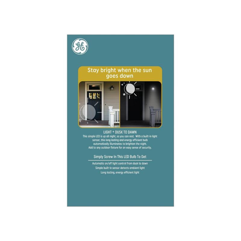 slide 3 of 5, General Electric Dusk to Dawn Light Bulb, 1 ct