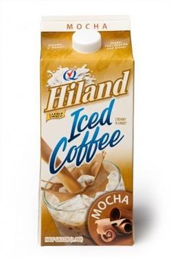 slide 1 of 1, Hiland Dairy Mocha Iced Coffee, 1/2 gal