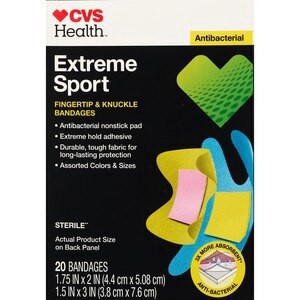 slide 1 of 1, CVS Health Extreme Sport Bandages, Assorted Sizes, 20 Ct, 20 ct